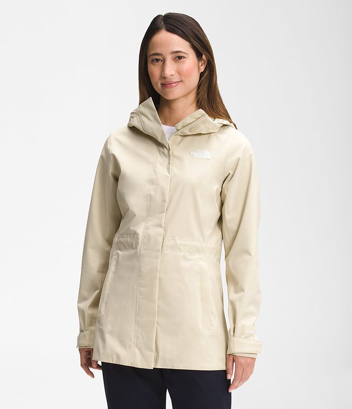 Casaca Impermeable The North Face Mujer City Breeze Beige - Peru 63451DFRL